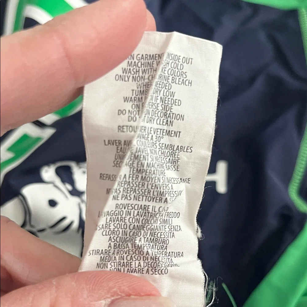 Rare find: vintage Polo Ralph LaurenNavy and Green Graphic swim Shirt size 10/12